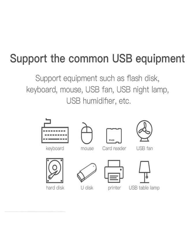 Baseus Round Box Type-C HUB Adaptar With 3 USB 3.0 USB 2.0 USB - Black