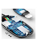 Baseus L51 3 in 1 iP Male to Dual iP & 3.5mm Female Adapter