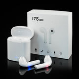 Earpods TWS i7s twin Bluetooth Wireless earphone Headset With Charging box stereo For Android & all Phones Wireless Earbuds with Noise Cancelling Microphone