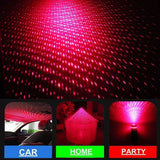 Star Projector Night Car Roof Light