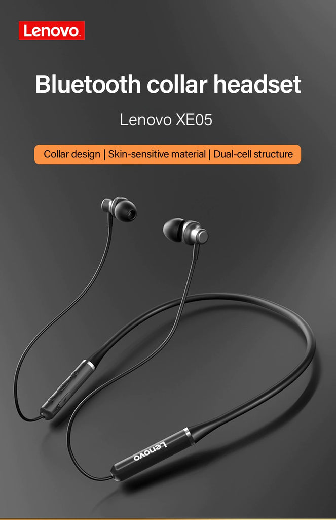 Lenovo XE05 Pro Wireless Bluetooth Earphone Magnetic Neckband Headphone