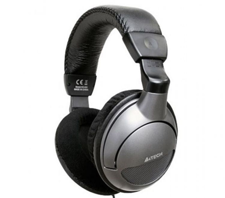 A4TECH HS-800 Stereo Gaming Headphone Mic In Line - Grey