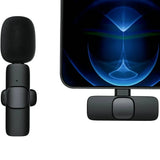 K8 Type-c Wireless Lavalier Microphone Portable