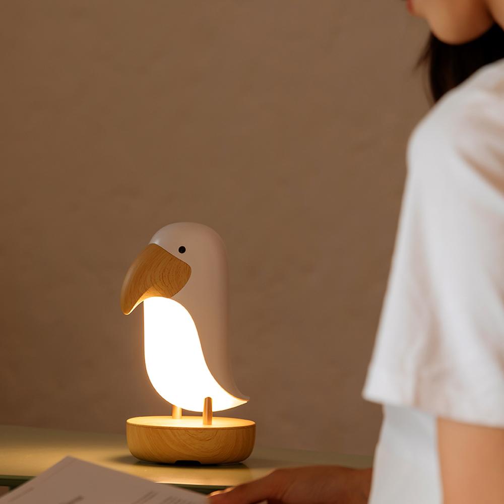 Taucan Bird Night Light Steeples Table Lamp